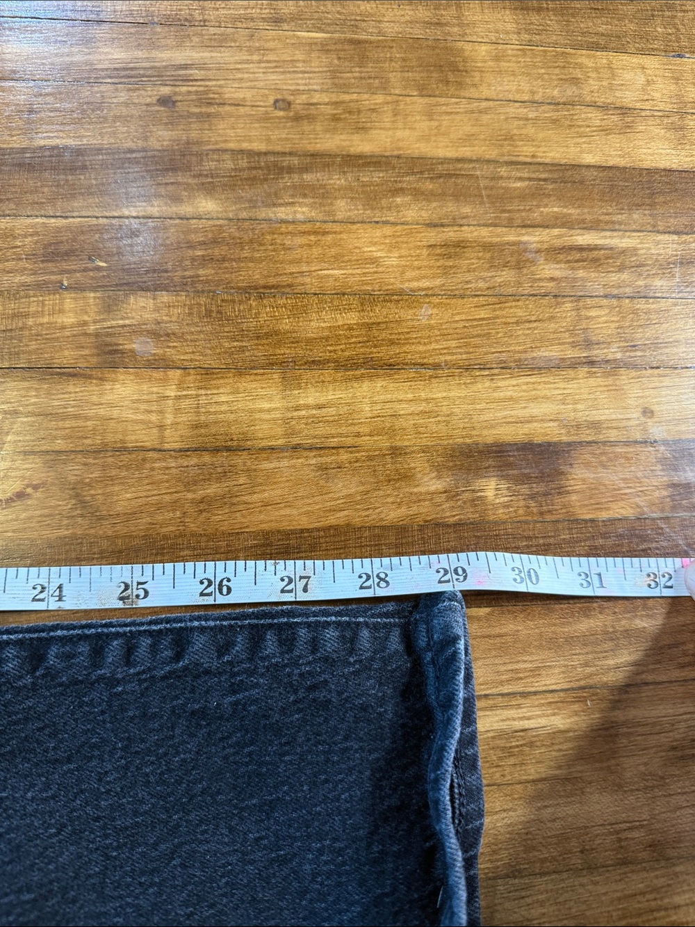 Madewell Black 90s Straight Leg Jeans 24 (k) - Picture 7 of 8